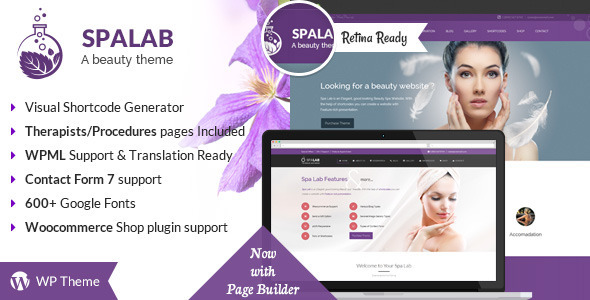 spa lab wp new.  large preview - Spa Lab | Beauty Spa, Health Spa Theme