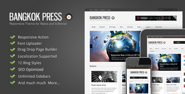 bangkok - Bangkok Press - Responsive, News & Editorial Theme