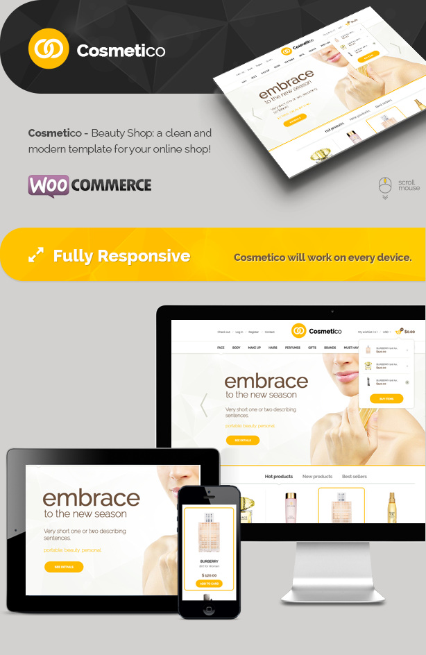 cosmetico 1 - Cosmetico - Responsive eCommerce WordPress Theme