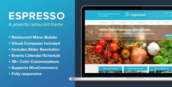 espresso - Espresso - A WordPress Theme for Restaurants