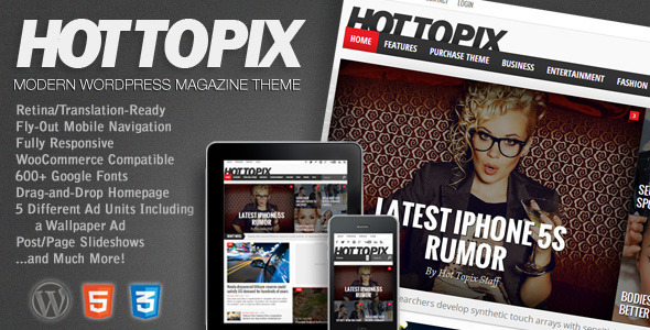 hot - Hot Topix - Modern WordPress Magazine Theme
