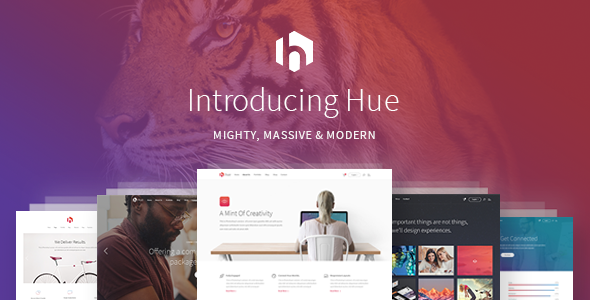 hue - Hue - A Mighty, Massive & Modern All-Encompassing Multipurpose Theme