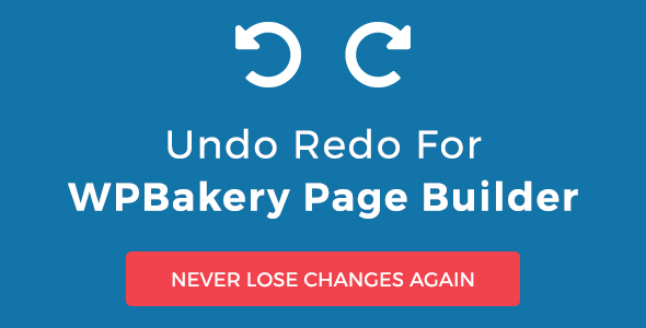 undoredo - Undo Redo for WPBakery Page Builder