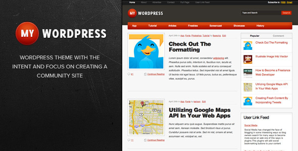 wordpress - My WordPress - Personal Blog WordPress Theme