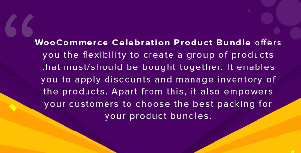 celebration6 - WooCommerce Product Bundle with Gift Pack
