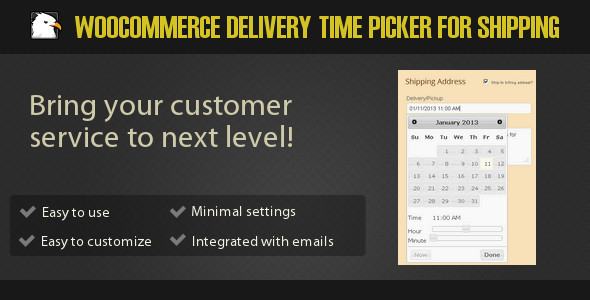 delivery - Woocommerce Delivery Time Picker for Shipping