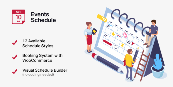 events - Events Schedule - WordPress Events Calendar Plugin