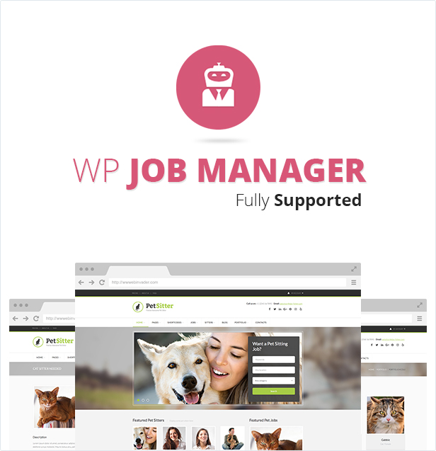 petsitter2 - Pet Sitter - Job Board Responsive WordPress Theme