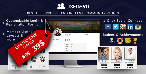 userpro - UserPro - Community and User Profile WordPress Plugin