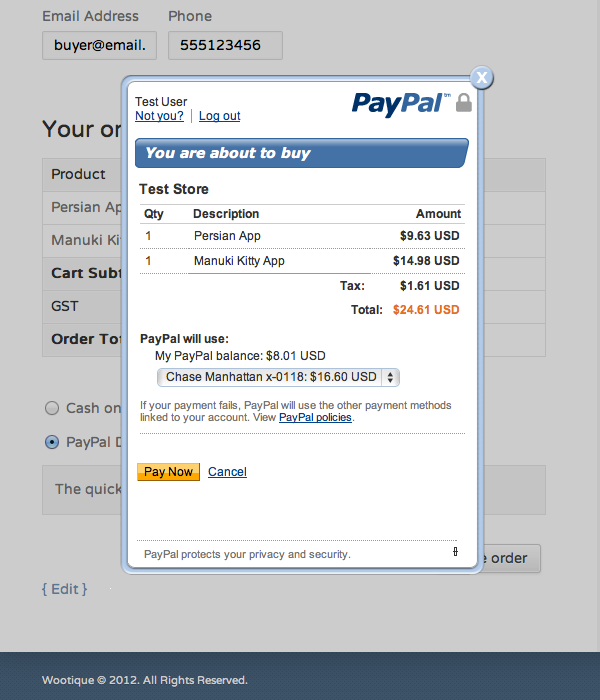 3 12 - PayPal Digital Goods gateway