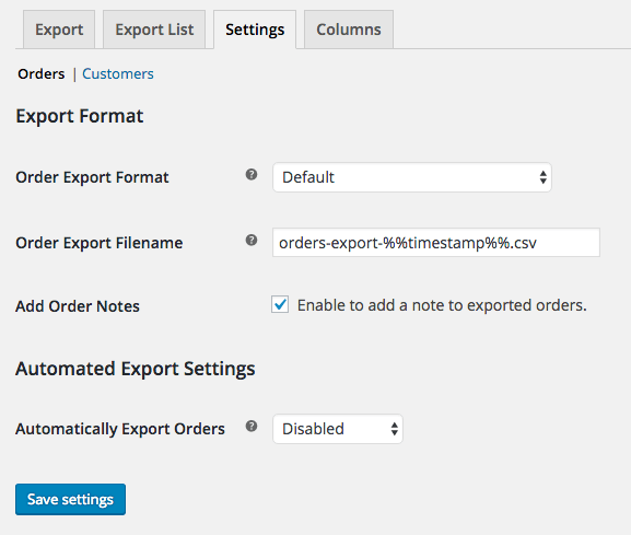 4 1 - WooCommerce Customer / Order CSV Export
