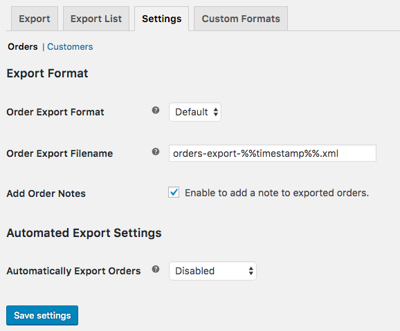 4 2 - WooCommerce Customer / Order XML Export Suite