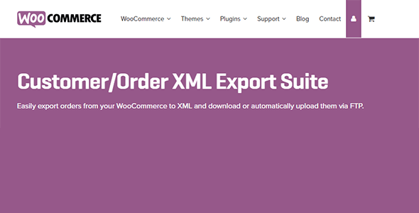 Customer - WooCommerce Customer / Order XML Export Suite