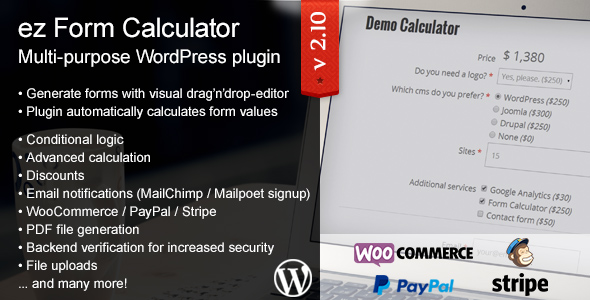 ez - ez Form Calculator - WordPress plugin
