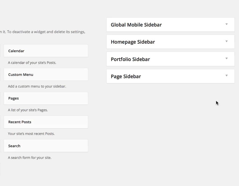 sidebar3 - Custom Sidebar Manager