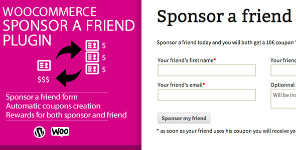 sponsor - WooCommerce Sponsor a Friend Plugin