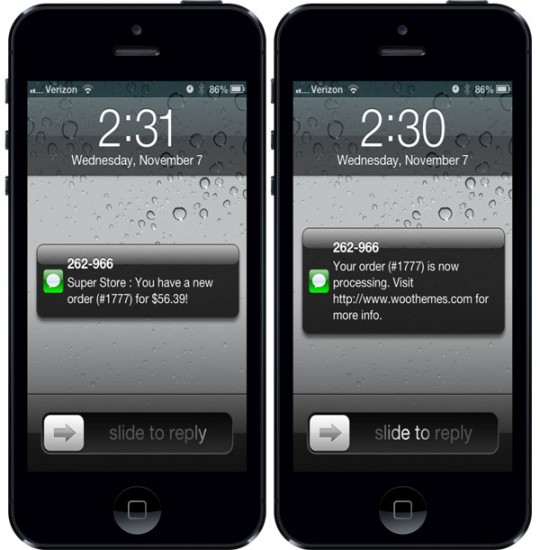 Ваш магазин WooCommerce может отправлять эти SMS-сообщения через 5 минут или меньше …