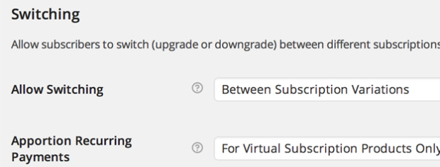 7 subscription switch settings 2x - WooCommerce Subscriptions