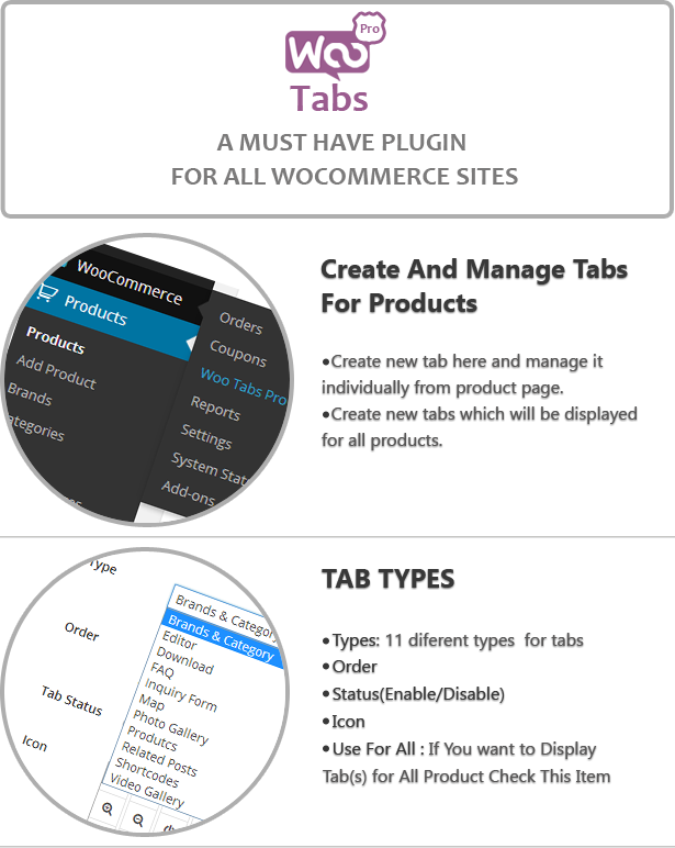 Extra Tabs for Product Page3 - Woocommerce Tabs Pro: Extra Tabs for Product Page
