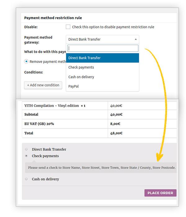 YITH Payment Method Restrictions for WooCommerce2 - YITH Payment Method Restrictions for WooCommerce