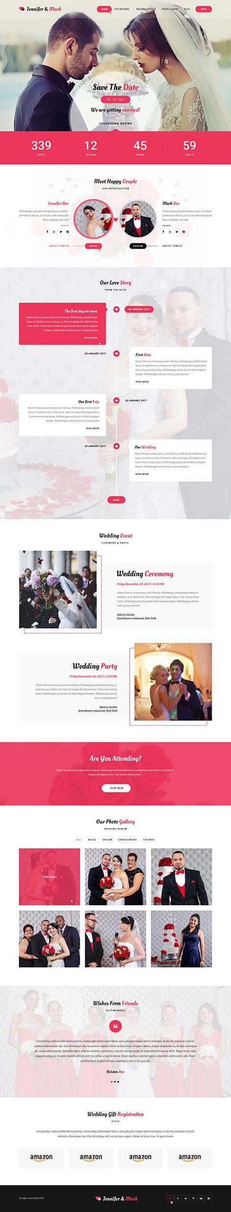 wedding agency wordpress theme - Wedding Rituals